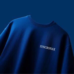 BLUE BASIC OVERSIZED T-SHIRT