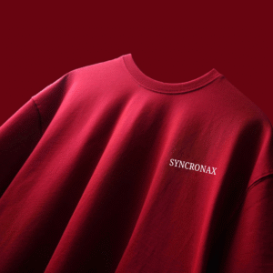 RED BASIC OVERSIZED TEE-SHIRT