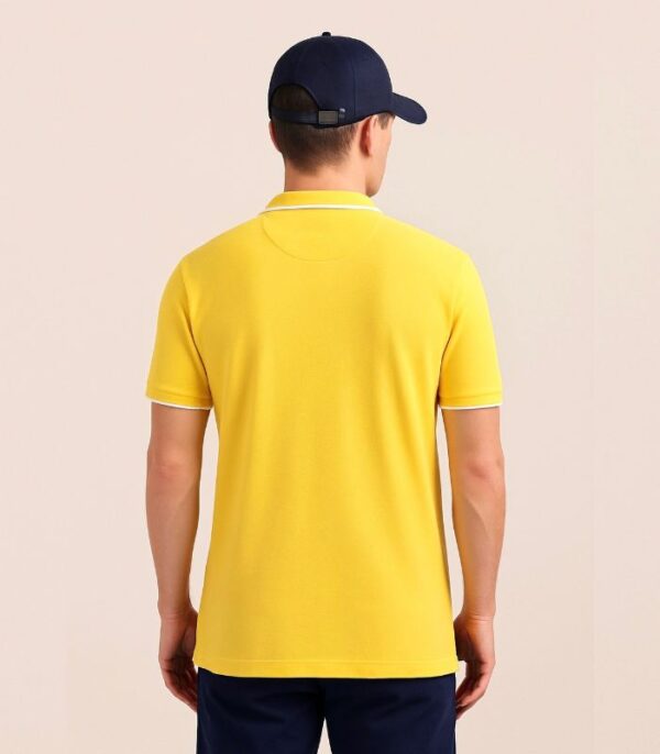 Striped Collar Polo Shirt - Image 3