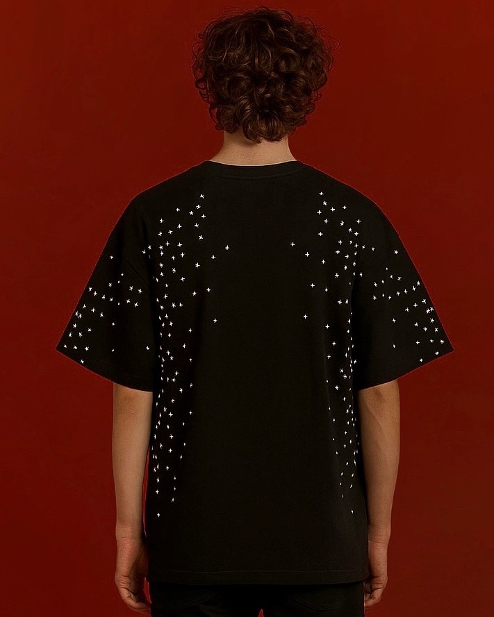 Embroidery Stars T-Shirt (unisex) - Image 3