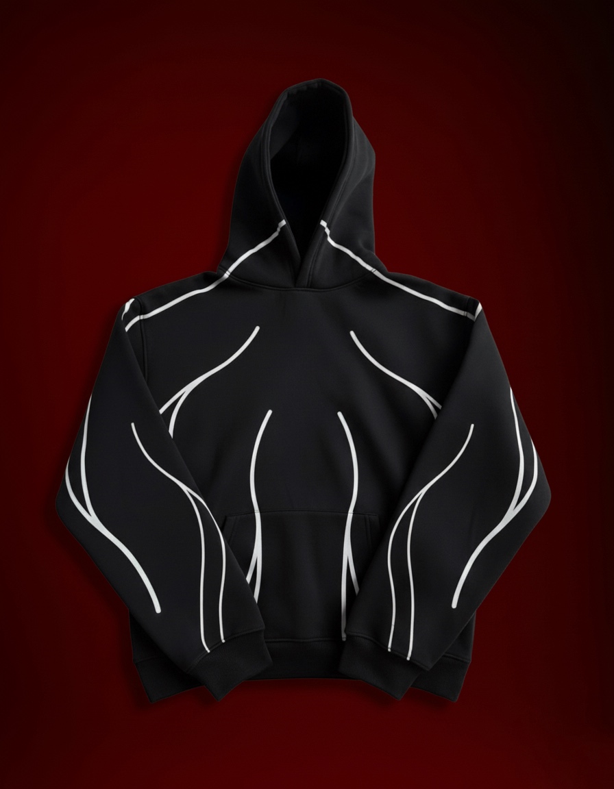 INFERO BLACK HOODIE (WOMEN) - Image 3