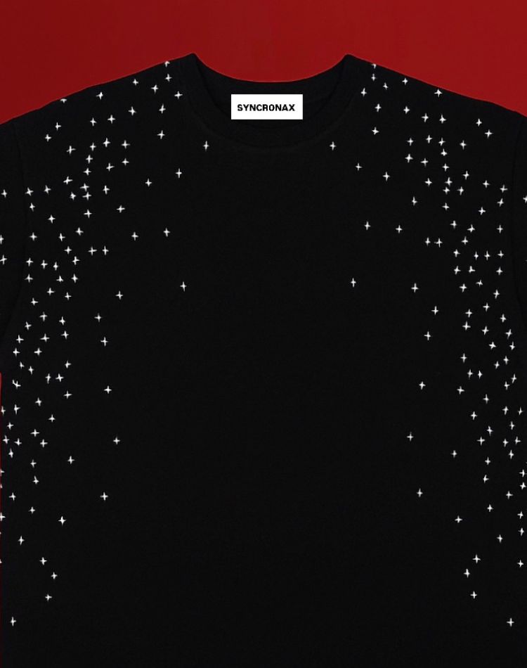 Embroidery Stars T-Shirt (unisex) - Image 4