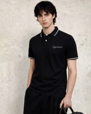 CLASSIC BLACK POLO
