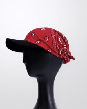 Scarlet Red Bandana Cap