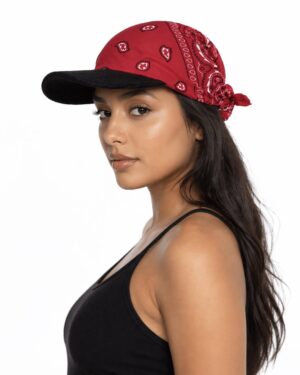 Scarlet Red Bandana Cap