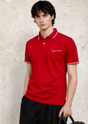 RED CLASSICAL POLO