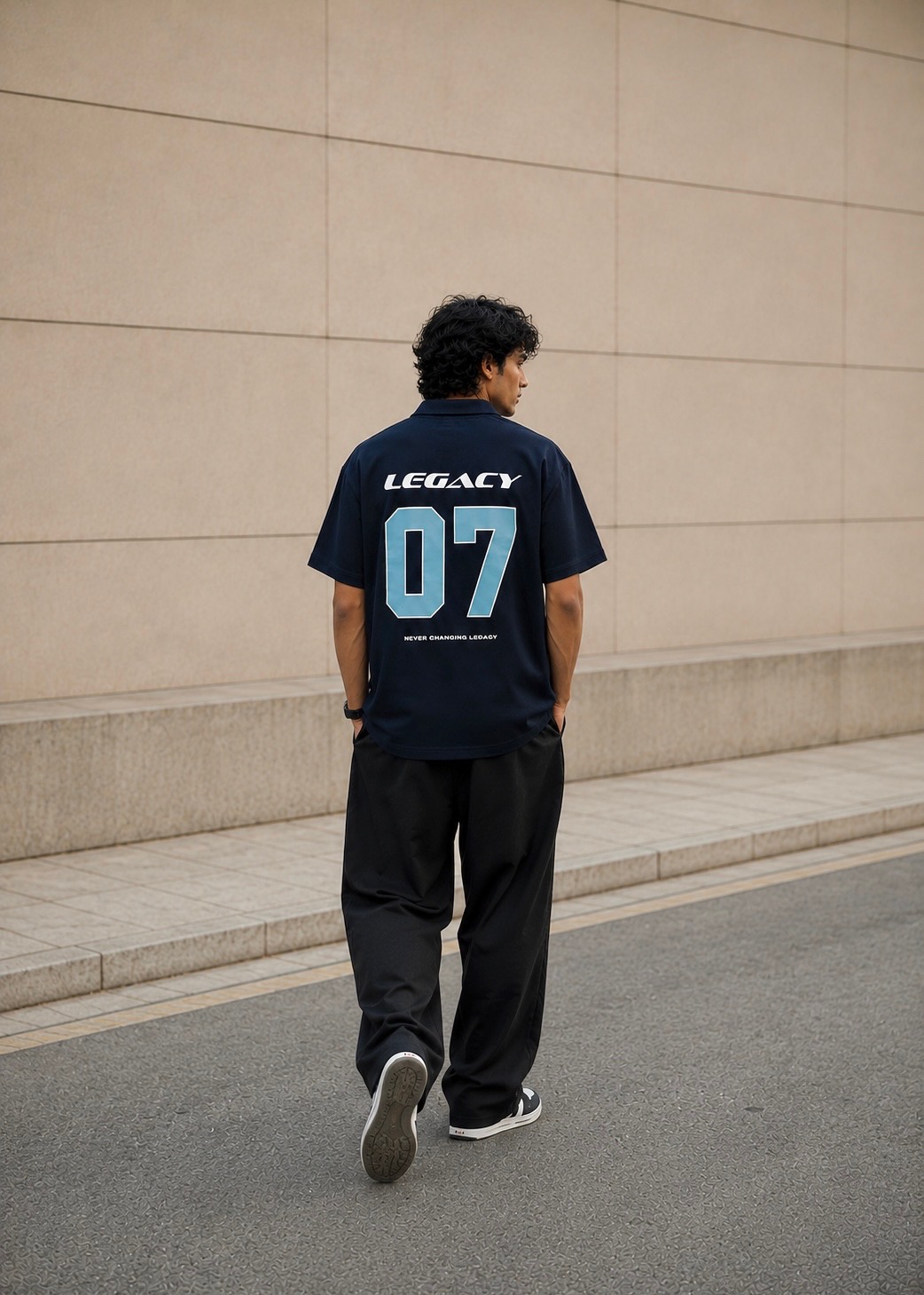 LEGACY OVERSIZED POLO T-SHIRT (UNISEX) - Image 3